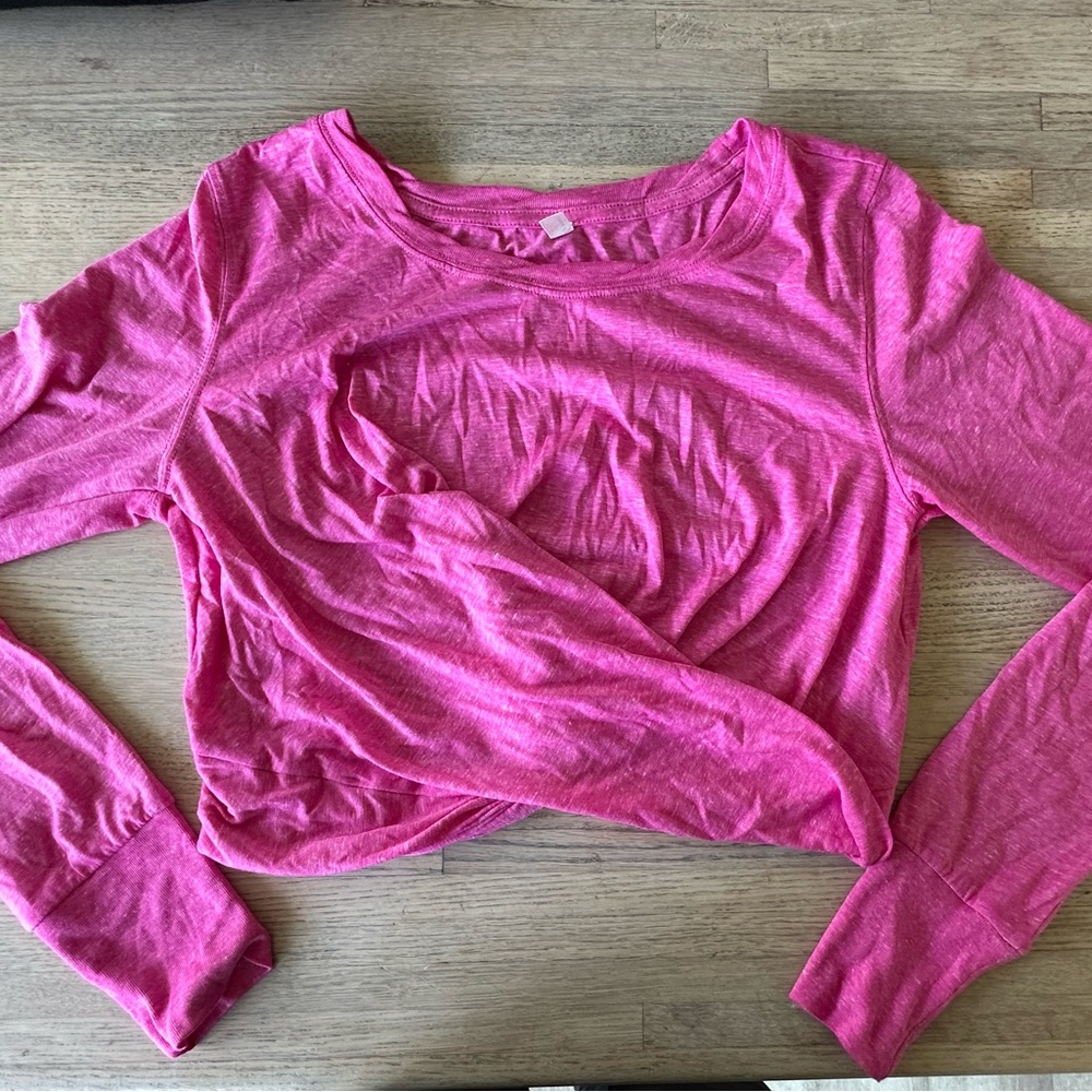 Free People Movement Gathered Front Cropped Top